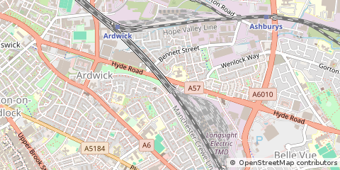 Map of Manchester