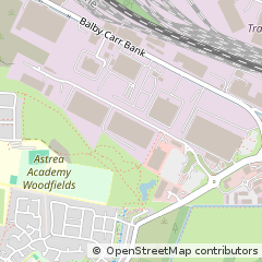 Map of Doncaster, South Yorkshire