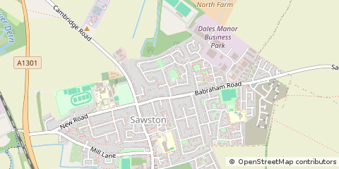 Map of Cambridge, Cambridgeshire