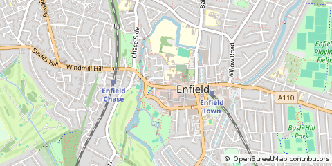 Map of Enfield