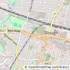 Map of Slough