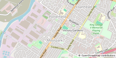 Map of Renfrew
