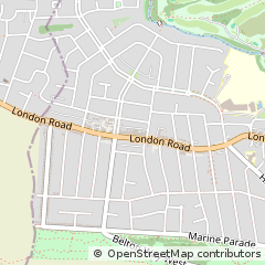Map of Leigh-on-SEA, Essex