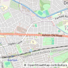 Map of Manchester, Lanchashire