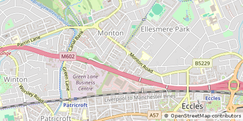 Map of Manchester