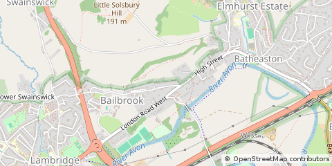 Map of Bath