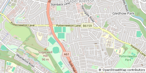 Map of Leeds