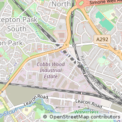 Map of Ashford, Kent