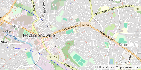 Map of Heckmondwike
