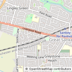 Map of Warrington