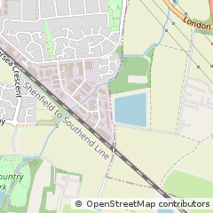 Map of Wickford, Essex