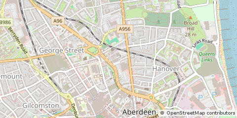 Map of Aberdeen