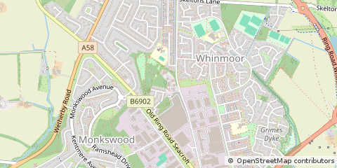 Map of Leeds
