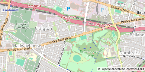 Map of Glasgow