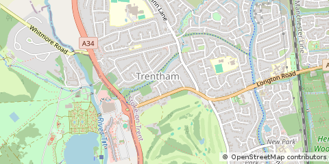 Map of Stoke-on-Trent