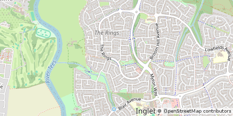 Map of Stockton-on-Tees