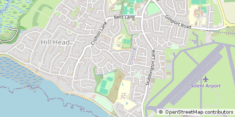 Map of Fareham