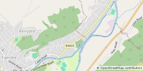 Map of Swansea