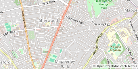 Map of Nottingham