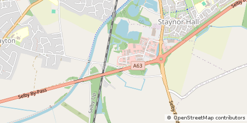 Map of Selby, North Yorkshire