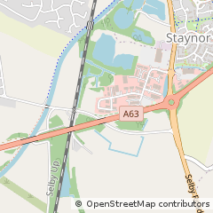 Map of Selby, North Yorkshire