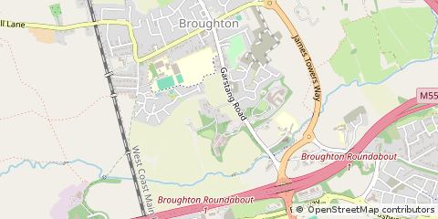 Map of Preston, Lancashire