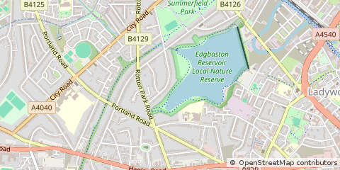 Map of Birmingham