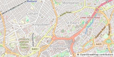 Map of Bristol