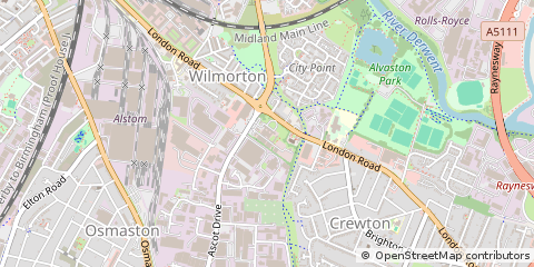 Map of Derby