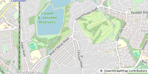 Map of Cardiff
