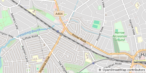 Map of Harrow