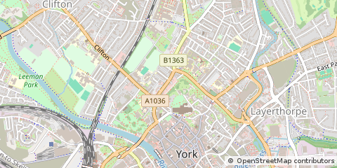 Map of North Yorkshire