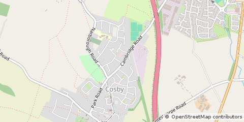 Map of Leicester, Leicestershire