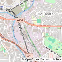 Map of Wolverhampton, West Midlands
