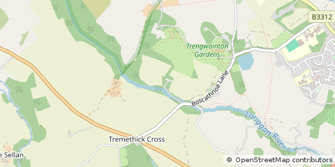 Map of Penzance, Cornwall