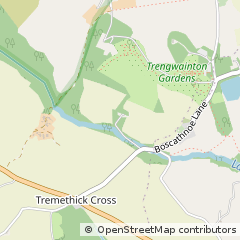 Map of Penzance, Cornwall