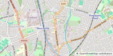Map of Birmingham