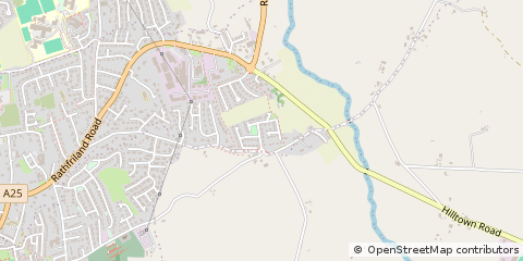 Map of Newry, CO. Down
