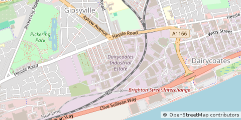 Map of Hull, Kingston Upon Hull