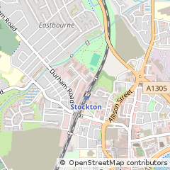 Map of Stockton-on-Tees