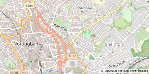 Map of Nottingham
