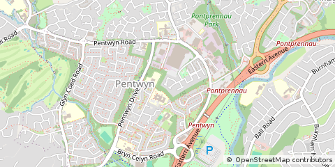 Map of Cardiff