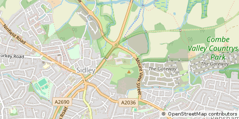 Map of Bexhill-on-SEA, East Sussex