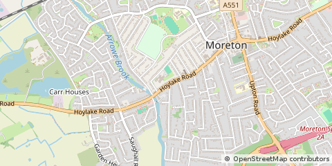 Map of Wirral