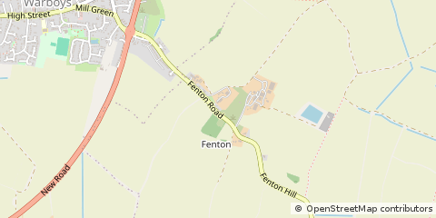 Map of Huntingdon, Cambridgeshire