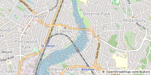 Map of Southampton