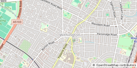 Map of Manchester