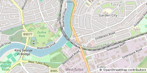 Map of Aberdeen