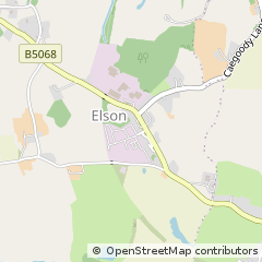 Map of Ellesmere, Shropshire