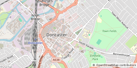 Map of Doncaster